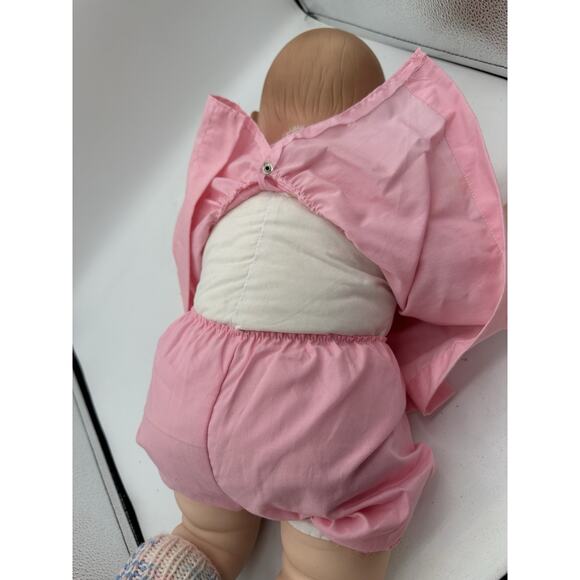 VTG Uneeda Baby Doll MCM 2428 – 1980s – Sleep Eyes, Pink Outfit Booties EXC - Picture 7 of 7